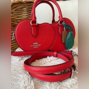 SOLD NWOT Coach Cherries Satchel Crossbody Bag